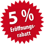 Eröffnungsangebot 5%